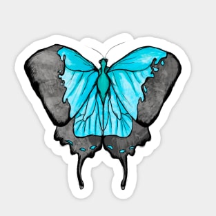 Butterflies Blue 2 Sticker